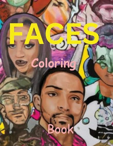 Faces Coloring Book 