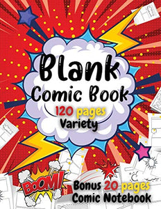 Blank Comic Book For Kids 