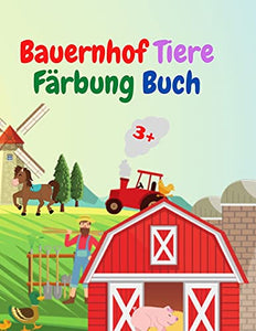 Bauernhof Tiere Färbung Buch 