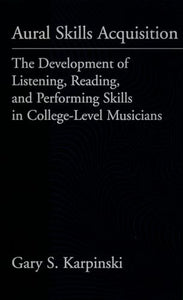 Aural Skills Acquisition 