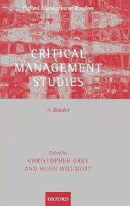 Critical Management Studies 