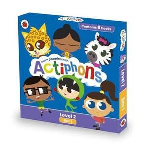 Actiphons Level 2 Box 1: Books 1-8 