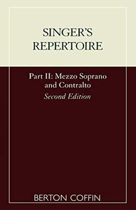 The Singer's Repertoire, Part II 