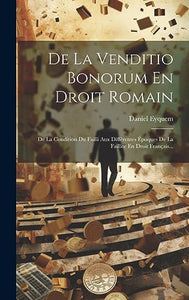 De La Venditio Bonorum En Droit Romain 