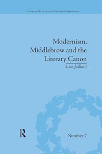 Modernism, Middlebrow and the Literary Canon 
