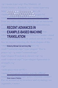 Recent Advances in Example-Based Machine Translation 
