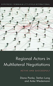 Regional Actors in Multilateral Negotiations 
