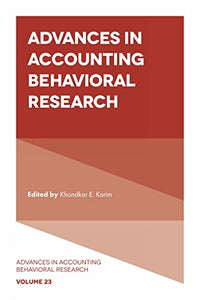 Advances in Accounting Behavioral Research 