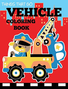 Vehicle Coloring Book 