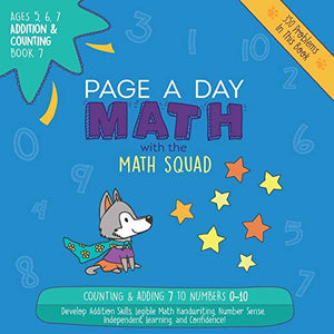 Page A Day Math Addition & Counting Book 7 