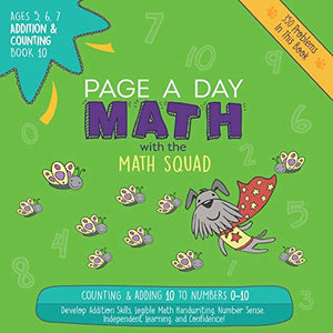 Page A Day Math Addition & Counting Book 10 