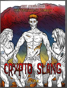 Adult Coloring Book Cryptocurrency Zombies 