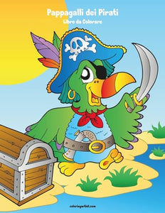 Pappagalli dei Pirati Libro da Colorare 1 
