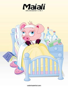 Maiali Libro da Colorare 1, 2 & 3 
