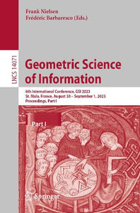 Geometric Science of Information 