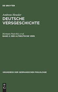 Der altdeutsche Vers 