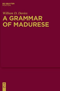 A Grammar of Madurese 