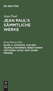 Auswahl aus des Teufels Papieren; nebst einem nothigen Aviso vom Juden Mendel 