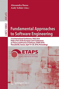 Fundamental Approaches to Software Engineering 