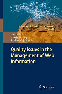 Quality Issues in the Management of Web Information 