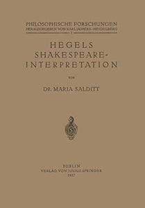 Hegels Shakespeare- Interpretation 