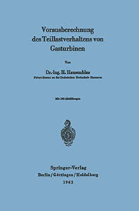 Vorausberechnung des Teillastverhaltens von Gasturbinen 