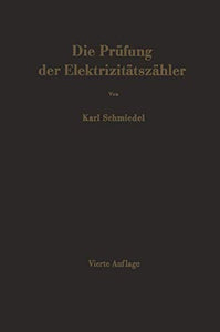 Die Prüfung der Elektrizitätszähler 