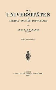 Die Universitäten in Amerika · England · Deutschland 