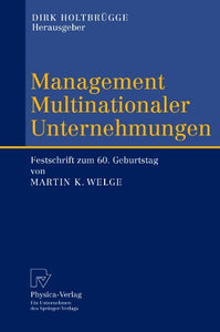 Management Multinationaler Unternehmungen 