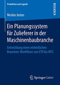 Ein Planungssystem für Zulieferer in der Maschinenbaubranche 