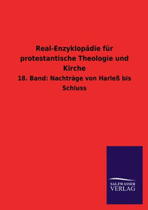 Real-Enzyklopadie Fur Protestantische Theologie Und Kirche 