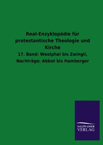 Real-Enzyklopadie fur protestantische Theologie und Kirche 