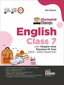 Olympiad Champs English Class 7 with Chapter-Wise Previous 10 Year (2013 - 2022) Questions Complete Prep Guide with Theory, Pyqs, Past & Practice Exercise 
