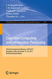 Cognitive Computing and Information Processing 