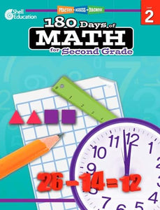 180 Days™: Math for Second Grade 