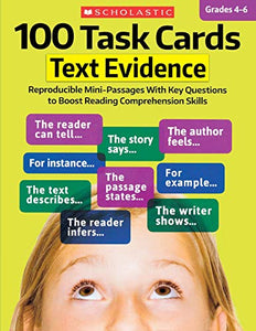 100 Task Cards: Text Evidence 